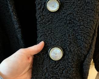 Check out the beautiful mother of pearl buttons! 