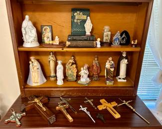 Beautiful collection of religious figurines