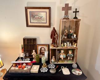 More sweet little collectibles and old wood crates