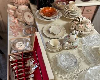 Beautiful Dish Sets Galore!
