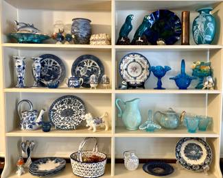 Fantastic Collection of Art Glass & Porcelain 