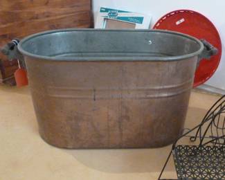 copper wash tub