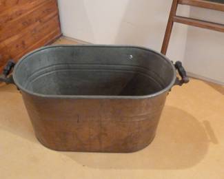 vintage copper tub