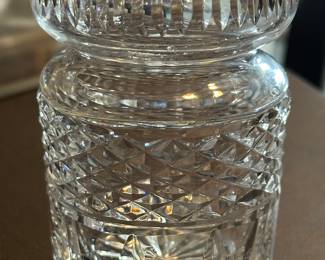 Waterford Crystal Kenmare Jam Jar with no lid 4" × 2 3/4"