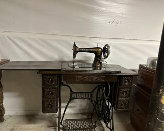 Antique Singer sewing machine