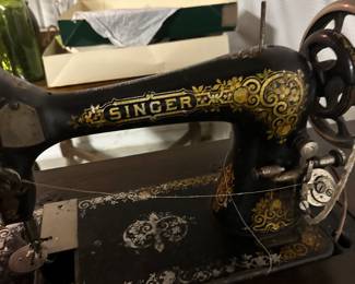 Singer antique sewing machine