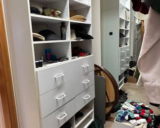 Men’s blazers, dress shoes, golf polo’s, shorts, hats, and pants