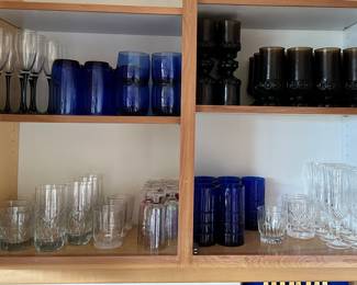 Block Crystal, vintage Franciscan glassware