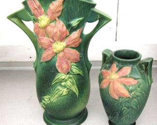 Roseville Pottery vases