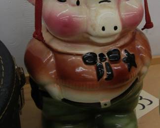 1950s Sheriff Pig RRPCO / Robinson Ransbottom Collector Cookie Jar 