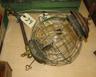 Antique Colt gas lamp 