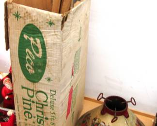 Vintage Aluminum - 5' 8" Christmas Tree w/ Box Excellent.