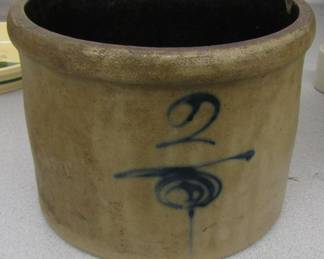 Red wing 2 gallon salt glazed butter crock