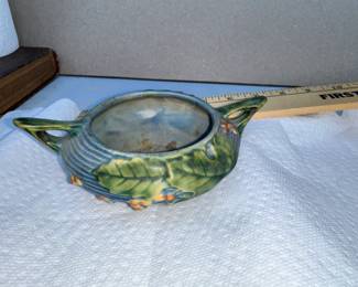 Roseville 2-S Sugar Bowl, Needs a good Cleaning $10.00