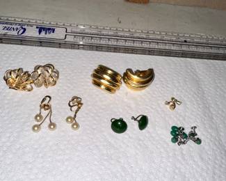 All Earrings Shown Clip and Screw Backs $6.00