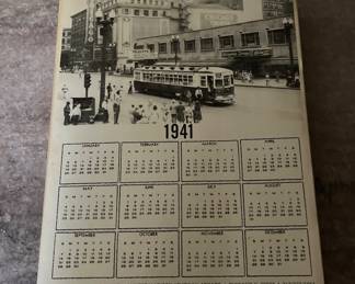 1941 Calendar Downtown Hobby Service $12.00