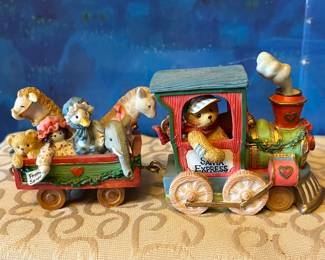 Cherished Teddies Lionel all Aboard The Santa Express Numbered $16.00