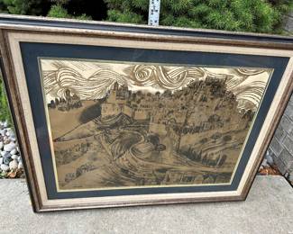 Eliezar Weishoff Framed 33X25 inches $100.00