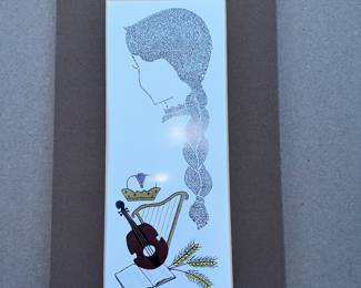Micrography Girl with Harp $40.00