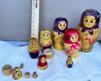 Large Russian Nesting Dolls $30.00