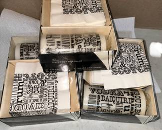 3 Sets of Gibson Cocktail 20 Napkins and Candle in Each Package $15.00