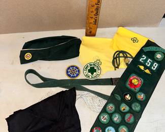 All Girl Scout Items Shown Including Sash $12.00