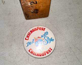 Old Style Chicago Fest Button $4.00