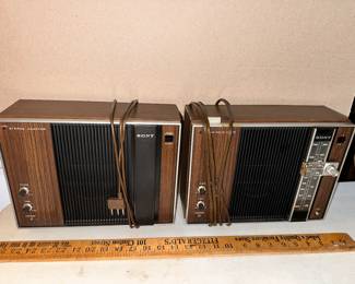 Sony Radio Solid State AM/FM 8F-58W With Sony STA-58 Speaker $65.00