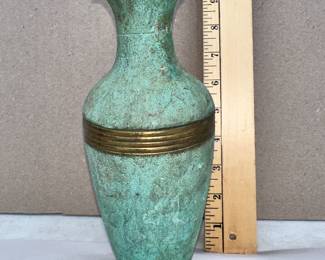 10 inch Solid Brass Vase $6.00
