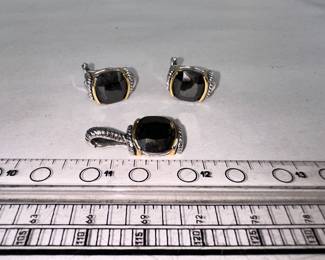 Earrings and Pendant $6.00