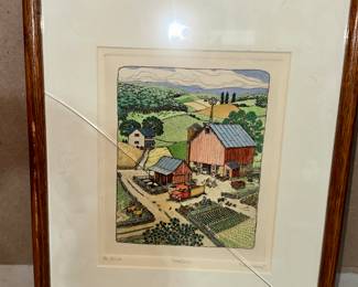 Truck Farm by Susan Hunt Wulkowicz Signed and Numbered $55.00