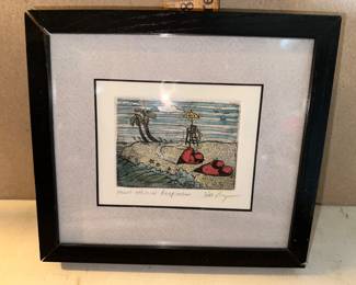 Bill Bryson Art Signed $75.00