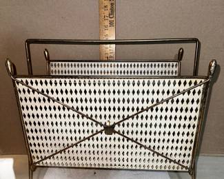 Metal Magazine Rack $24.00