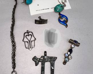 All Sterling Sliver Pieces Shown in the next photos as well, Matching Earrings in next photo $32.00