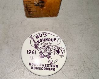 1961 Northwestern Button $4.00