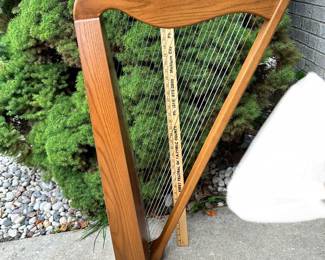 Vernon J Moser Serial Number 023 40 inch tall harp $400.00