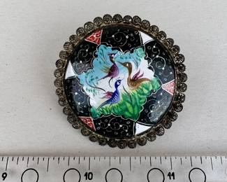 Hand Painted Pin $25.00