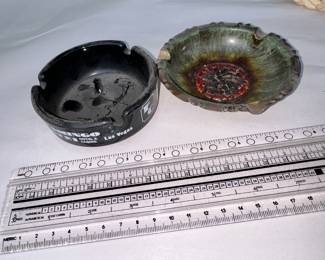 2 Ashtrays $6.00