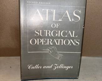 Second Edition Atlas of Surgical Operations $9.00