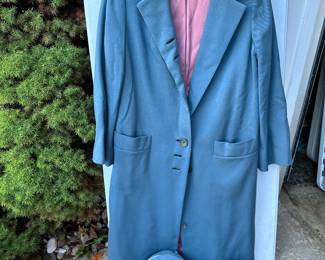 Pan Am Coat with 2 Hats $250.00 for all (the hats are a bit rough)