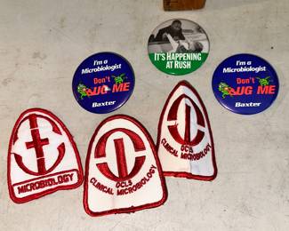 Microbiologist Patches and Pins $10.00