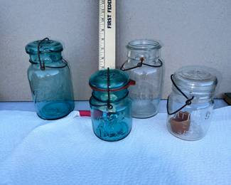 4 Canning Jars $10.00