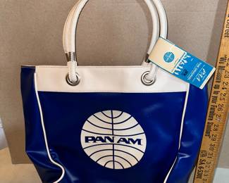 White and Blue Pan Am Tote $40.00