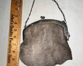 Metal Mesh Purse $22.00