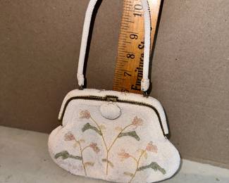 Beaded Flower Purse $8.00