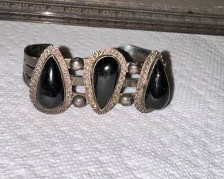 Black Stone Bracelet $15.00