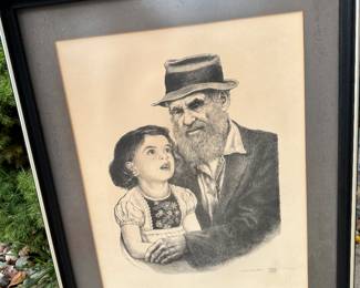 Emanuel Schary 7/150 Signed Print Evening and Gold $55.00