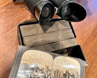 Keystone Stereoscope Viewer and Cards