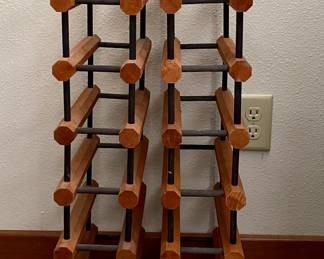 Pair of wine racks