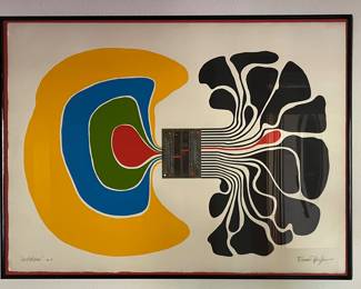 Werner Pfeiffer "Switchbox" A.P. - signed print